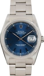 Clean Factory Super Clone Rolex Datejust 36 Blue Dial AAA Rep