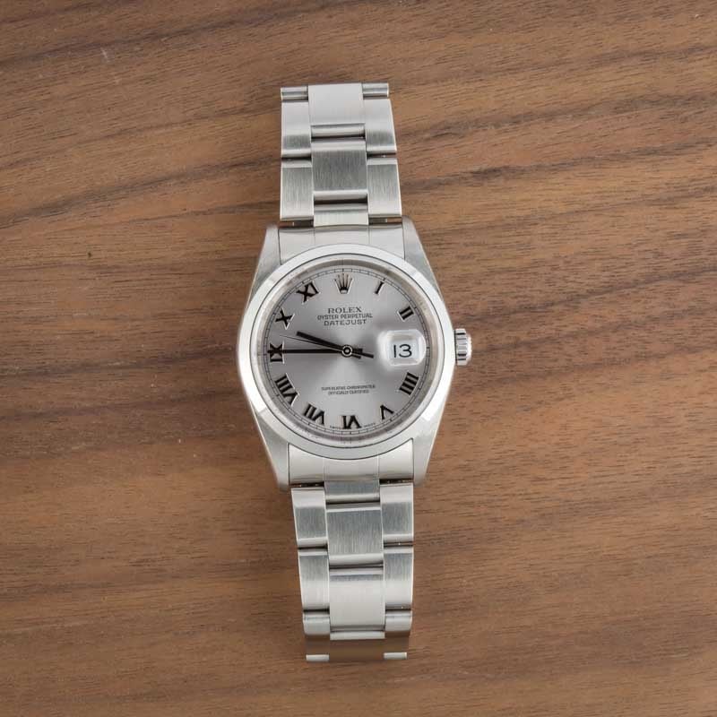 Clean Factory Super Clone Rolex Datejust 36 Silver Roman Dial