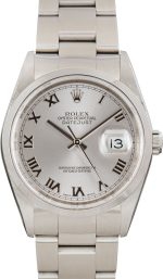 Clean Factory Super Clone Rolex Datejust 36 Silver Roman Dial