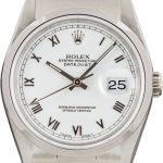 Clean Factory Super Clone Rolex Datejust 36 16200 White Roman