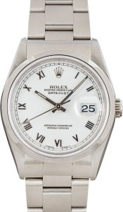 Clean Factory Super Clone Rolex Datejust 36 16200 White Roman