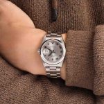 Clean Factory Super Clone Rolex Datejust 36 Silver Roman Dial - Image 5