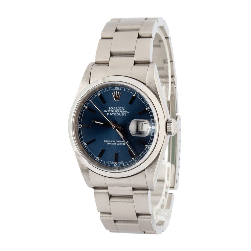 Clean Factory Super Clone Rolex Datejust 36 Blue Dial AAA Rep
