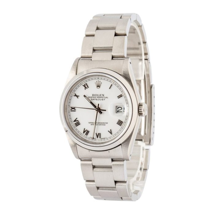 Clean Factory Super Clone Rolex Datejust 36 16200 White Roman - Image 3