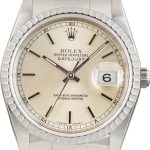 Clean Factory Super Clone Rolex Datejust 36 Ref 16220 Silver Dial