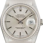 Clean Factory Super Clone Rolex Datejust 16220 Silver Dial