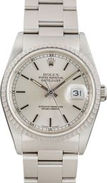 Clean Factory Super Clone Rolex Datejust 16220 Silver Dial