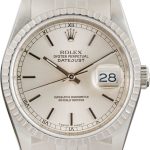 Super Clone Rolex Datejust 36 Silver Dial 16220 Clean Factory