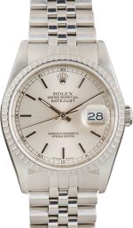 Super Clone Rolex Datejust 36 Silver Dial 16220 Clean Factory