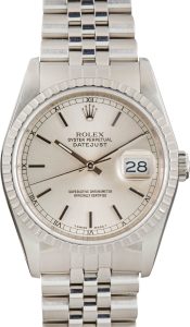 Super Clone Rolex Datejust 36 Silver Dial 16220 Clean Factory