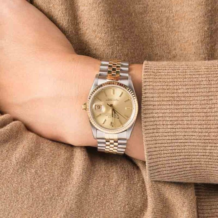 Clean Factory Super Clone Rolex Datejust 16233 Champagne Dial - Image 5