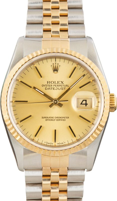 Clean Factory Super Clone Rolex Datejust 16233 Champagne Dial