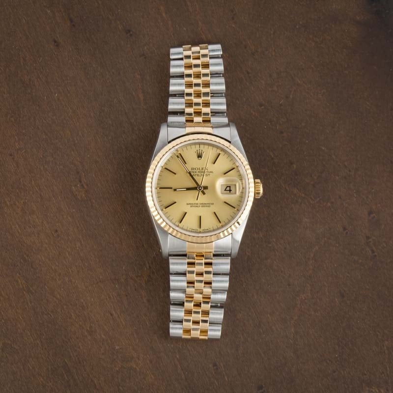 Clean Factory Super Clone Rolex Datejust 16233 Champagne Dial