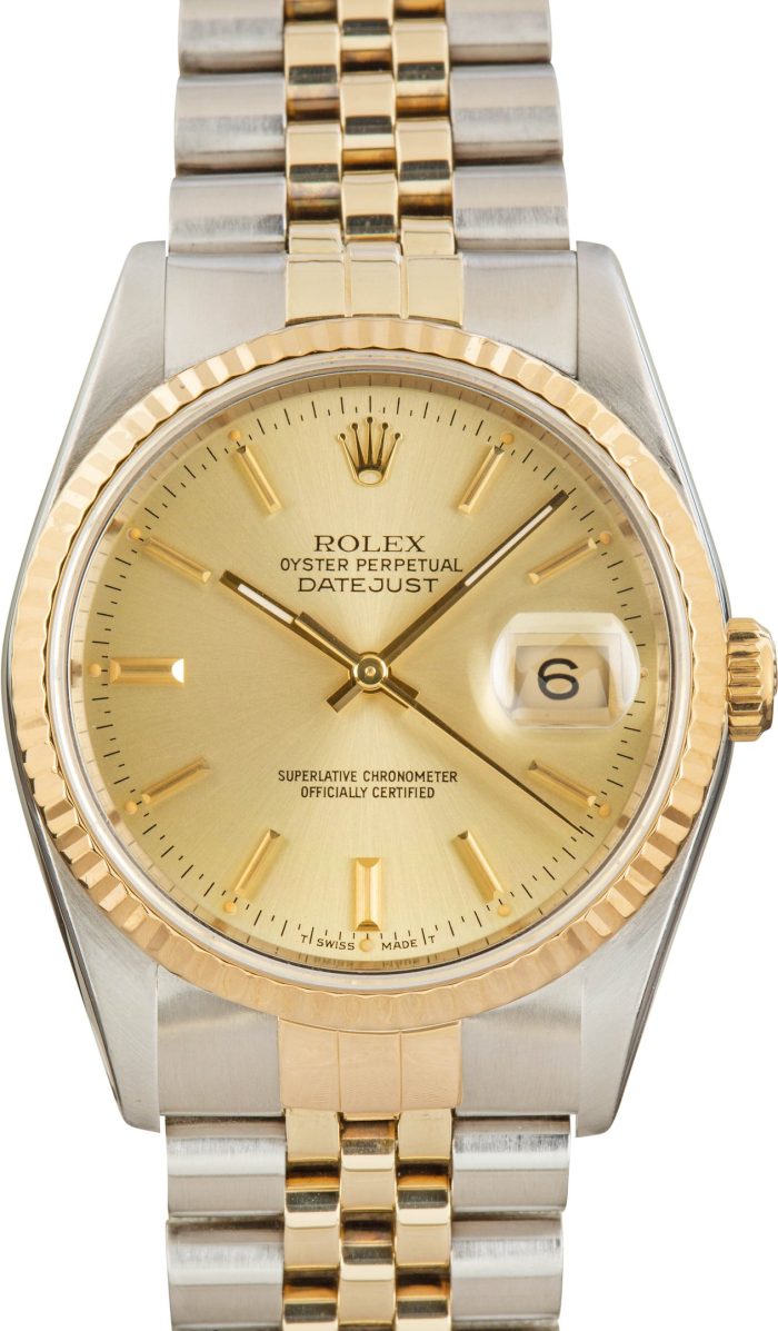 Clean Factory Super Clone Rolex Datejust 16233 Champagne Dial - Image 2