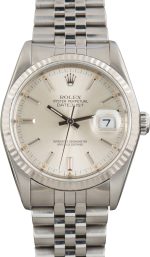 Clean Factory Super Clone Rolex Datejust 36 Ref 16234 Silver