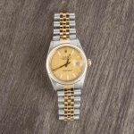 Super Clone Rolex Datejust 36 Ref 16013 Champagne Linen Dial - Image 6
