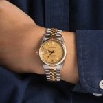 Super Clone Rolex Datejust 36 Ref 16013 Champagne Linen Dial - Image 5