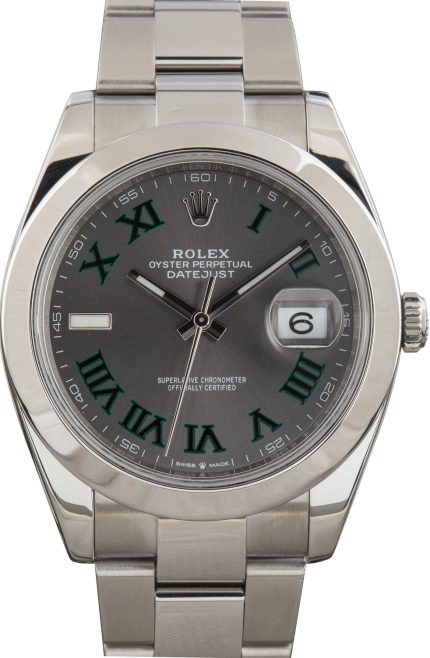 Clean Factory Super Clone Rolex Datejust 41 Wimbledon 126300