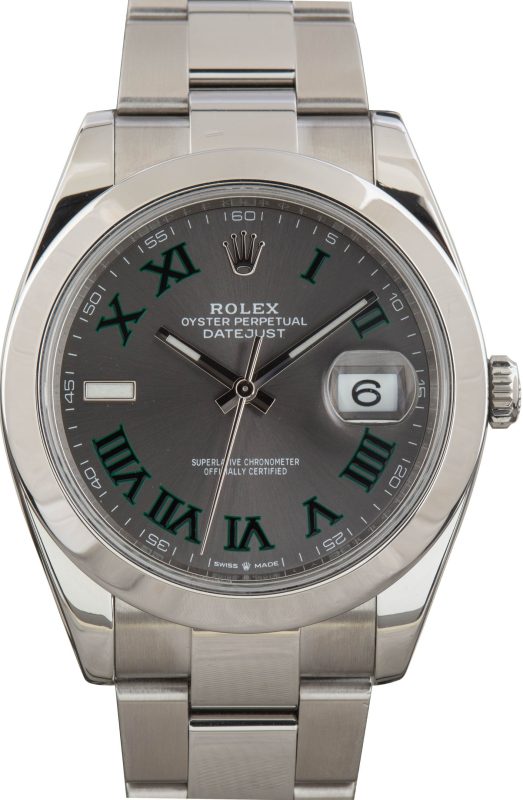 Clean Factory Super Clone Rolex Datejust 41 Wimbledon 126300