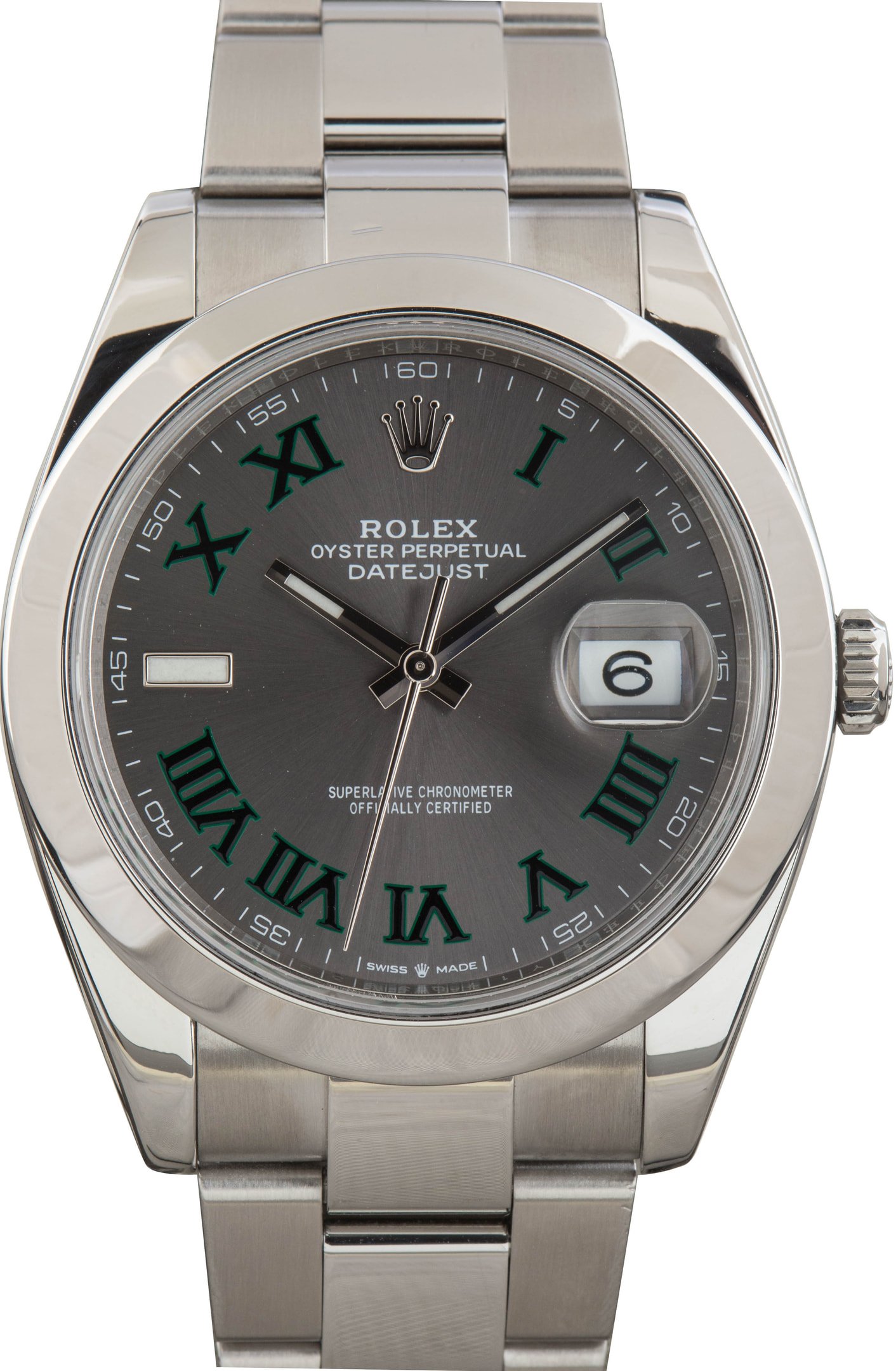 zUsed-Rolex-Datejust-41-126300-SKU183057 Clean Factory Super Clone Rolex Datejust 41 Wimbledon 126300 - Image 1