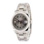 Super Clone Rolex Datejust 41 Wimbledon Roman Dial Clean Factory - Image 3