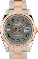 Clean Factory Super Clone Rolex Datejust 41 Wimbledon Two-Tone
