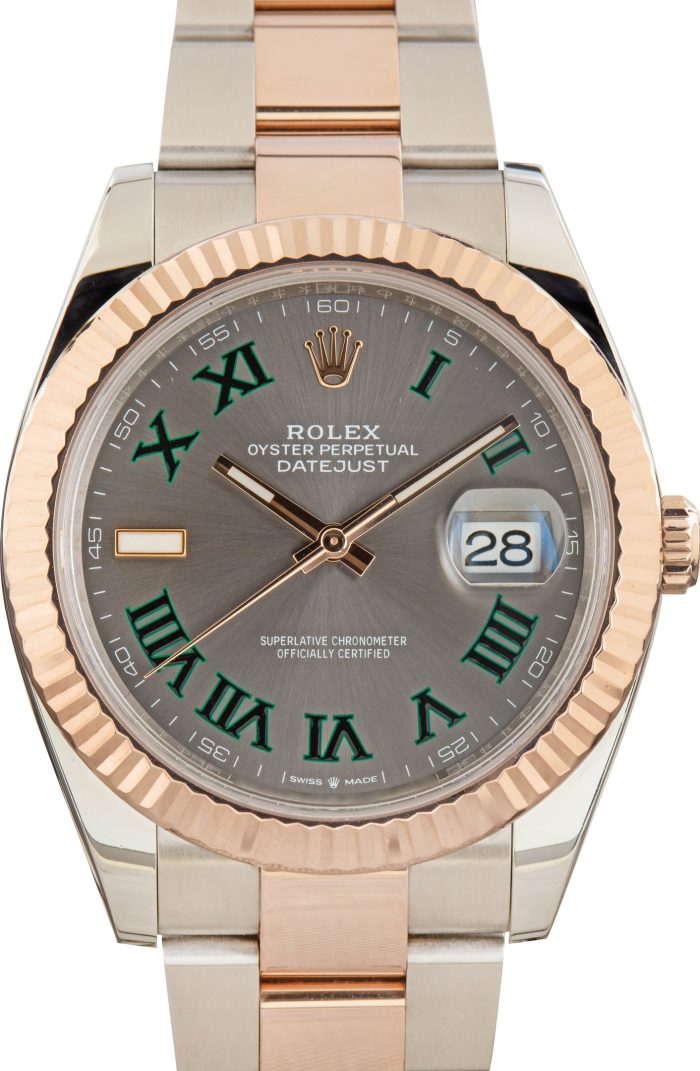 Clean Factory Super Clone Rolex Datejust 41 Wimbledon Two-Tone - Image 2