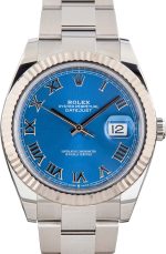 Clean Factory Super Clone Rolex Datejust 41 Blue Roman 126334