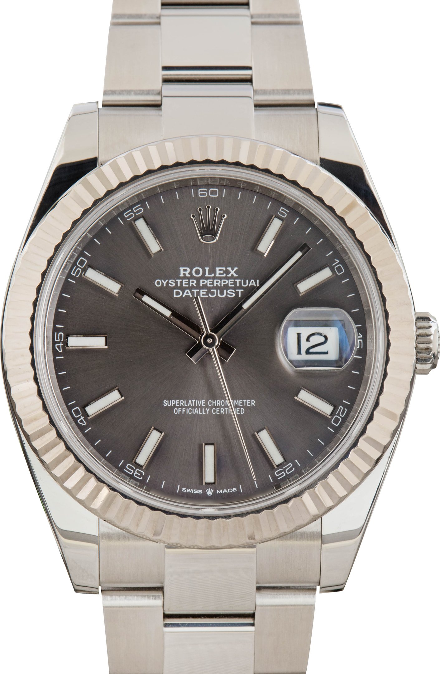 zUsed-Rolex-Datejust-41-126334-Slate-Index-Dial-SKU181188 Clean Factory Super Clone Rolex Datejust 41 126334 Slate Dial - Image 1