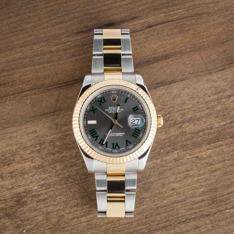 Clean Factory Super Clone Rolex Datejust II 116333 Wimbledon Two-Tone