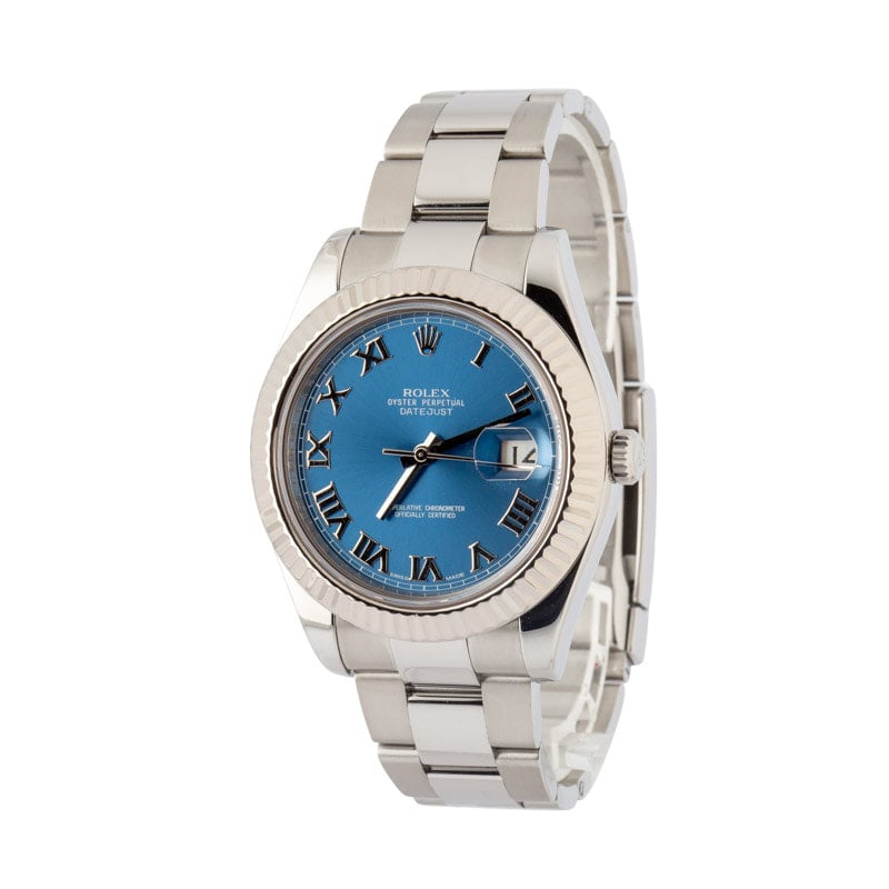 Super Clone Rolex Datejust II 116334 Blue Dial 41mm