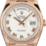 Super Clone Rolex Day-Date 36 128235 Everose Gold Clean Factory