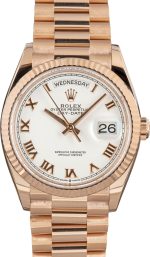 Super Clone Rolex Day-Date 36 128235 Everose Gold Clean Factory