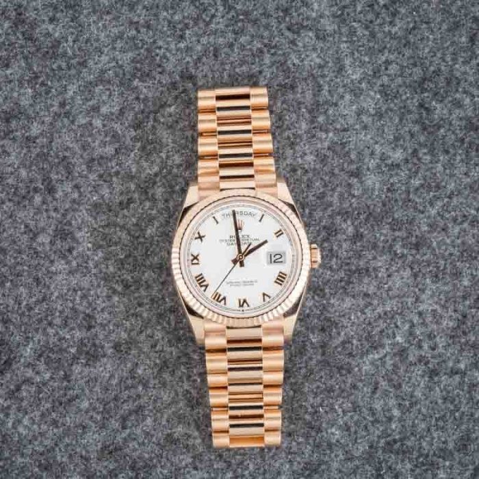 Clean Factory Super Clone Rolex Day-Date 36 128235 Rose Gold - Image 6