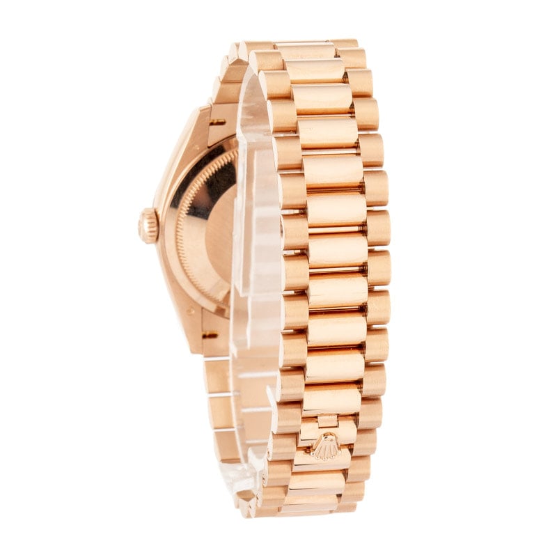 Clean Factory Super Clone Rolex Day-Date 36 128235 Rose Gold