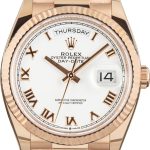 Clean Factory Super Clone Rolex Day-Date 36 128235 Rose Gold