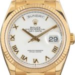 Clean Factory Super Clone Rolex Day-Date 128238 Yellow Gold