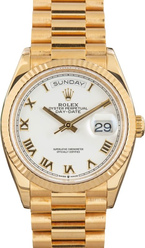 Clean Factory Super Clone Rolex Day-Date 128238 Yellow Gold