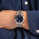 Super Clone Rolex Day-Date 128239 Blue Diamond Dial 36mm - Image 5
