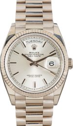 Clean Factory Super Clone Rolex Day-Date 36 White Gold AAA Rep