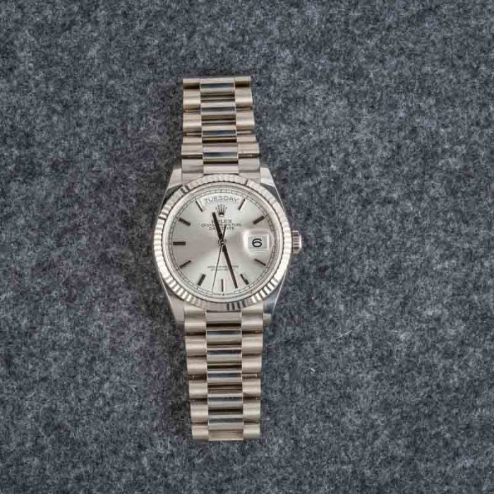 Clean Factory Super Clone Rolex Day-Date 36 White Gold AAA Rep - Image 7
