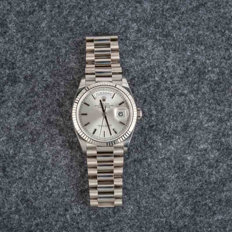 Clean Factory Super Clone Rolex Day-Date 36 White Gold AAA Rep