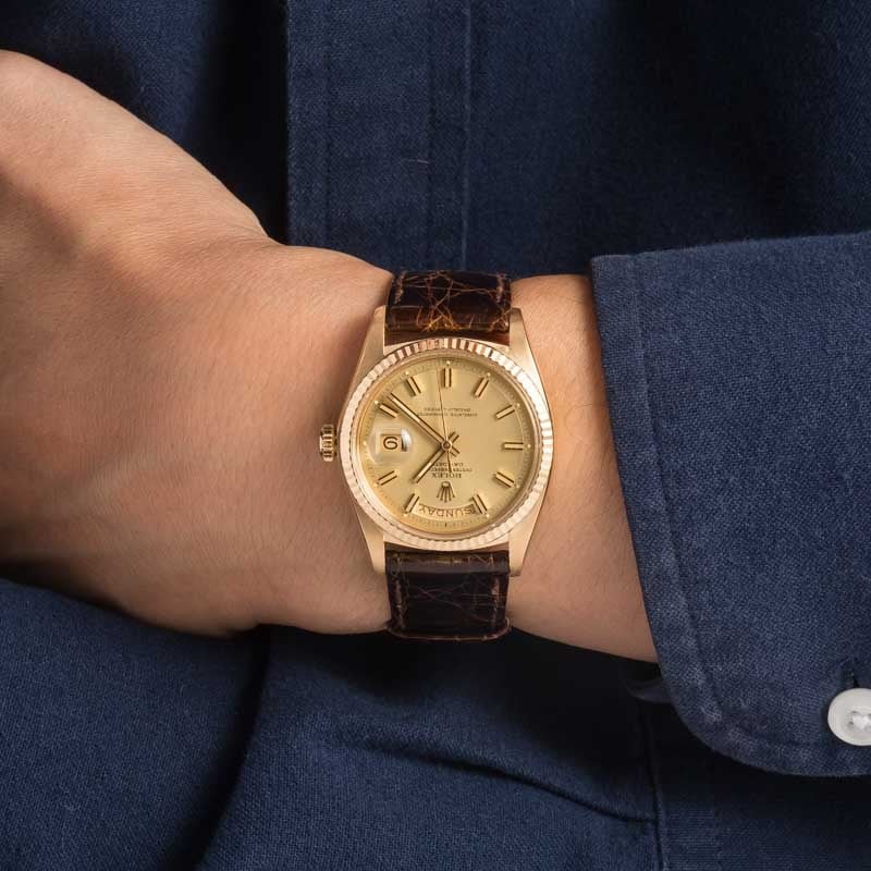 Clean Factory Super Clone Rolex Day-Date 36 1803 Champagne