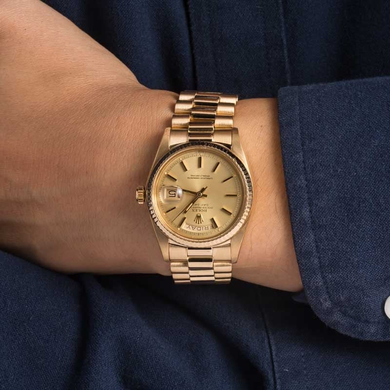 Clean Factory Super Clone Rolex Day-Date 1803 Champagne Dial