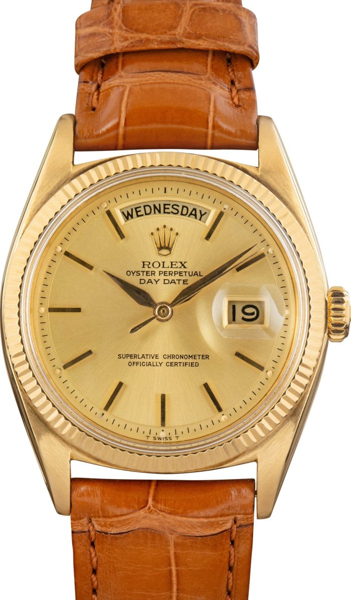 Clean Factory Super Clone Rolex Day-Date 1803 Yellow Gold - Image 2
