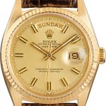 Clean Factory Super Clone Rolex Day-Date 36 1803 Champagne