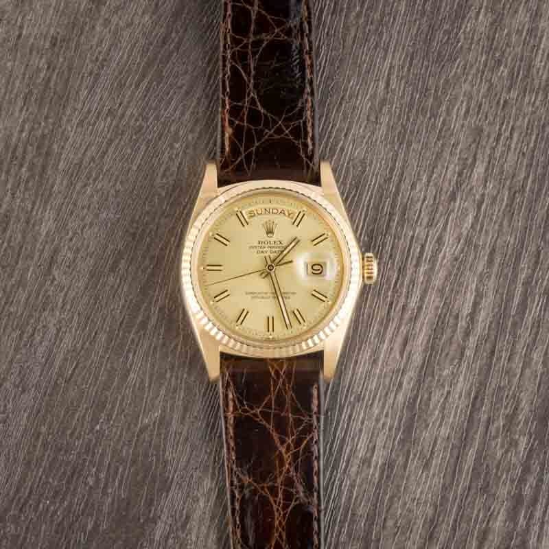 Clean Factory Super Clone Rolex Day-Date 36 1803 Champagne