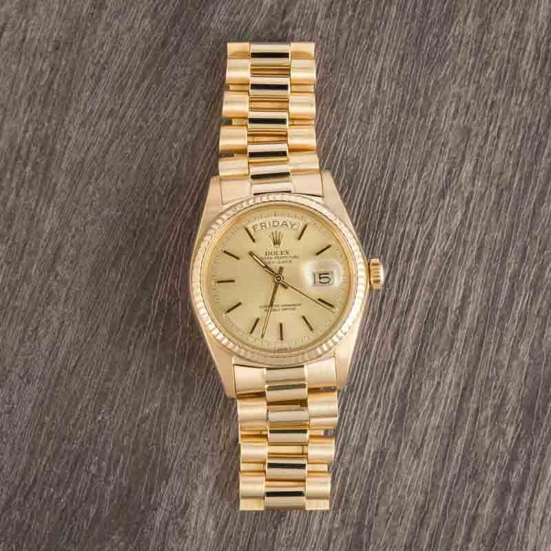 Clean Factory Super Clone Rolex Day-Date 1803 Champagne Dial