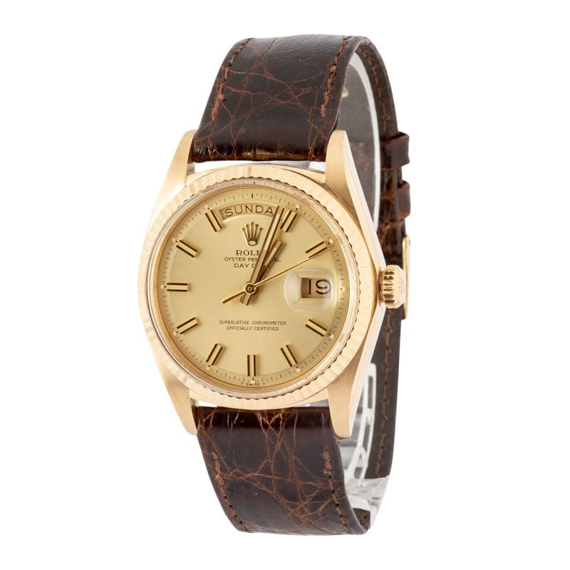 Clean Factory Super Clone Rolex Day-Date 36 1803 Champagne