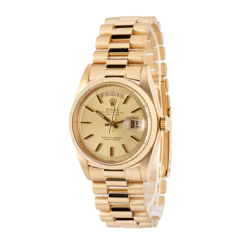 Clean Factory Super Clone Rolex Day-Date 1803 Champagne Dial